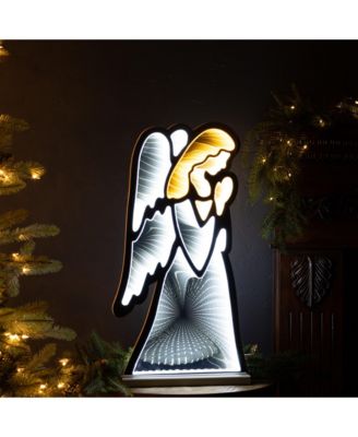 Angel Infinity Light 24.5"H Acrylic UL Plug Included