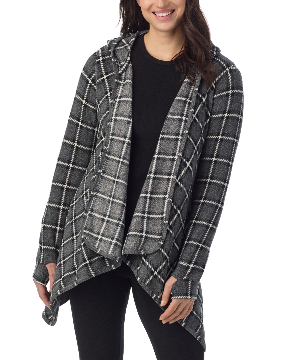 Cuddl duds fleecewear hooded wrap hot sale