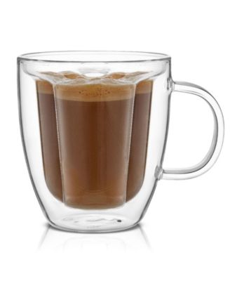 Disney Mickey Mouse 3D Double Walled Glass Mugs, Set of 2