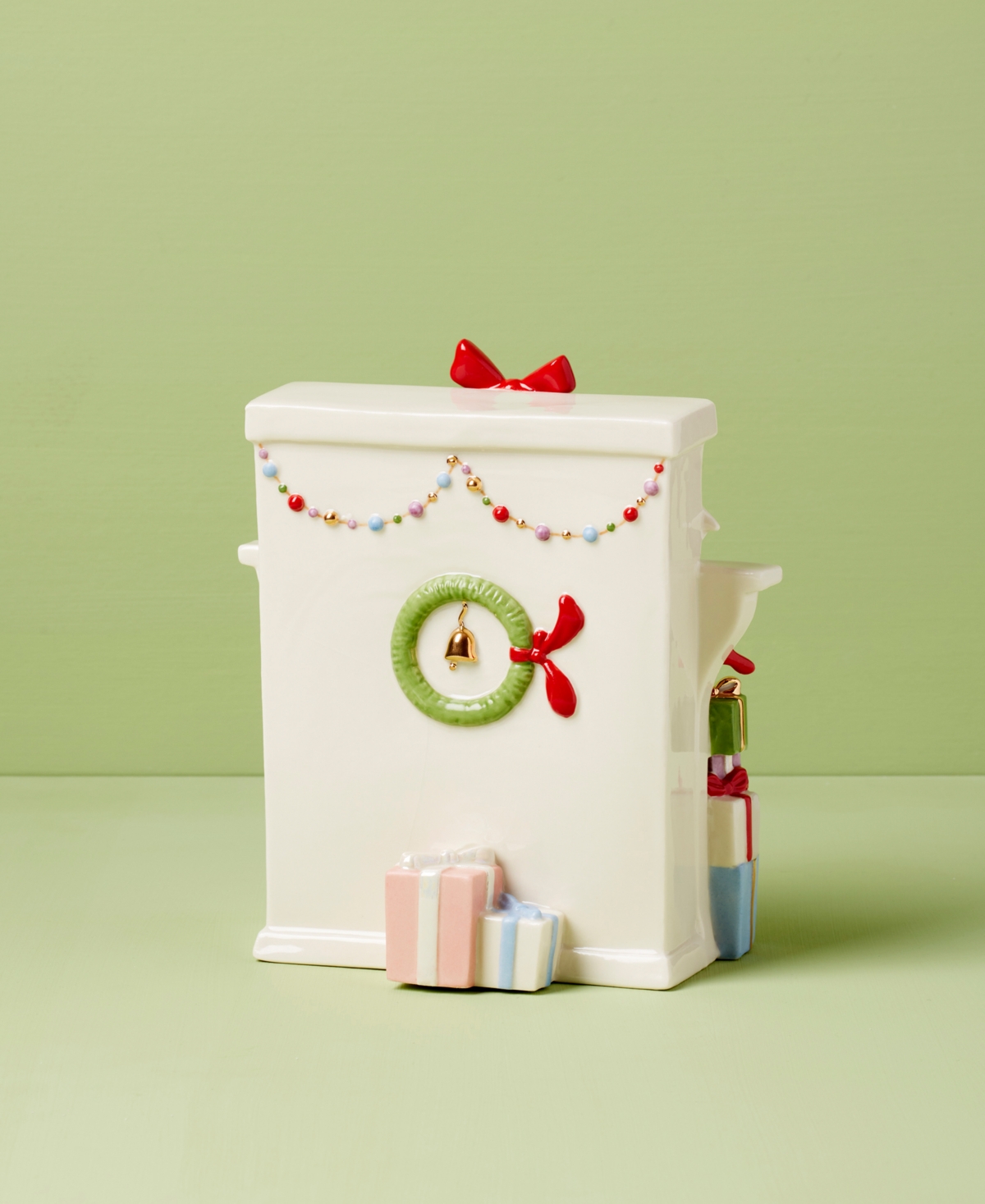 Lenox Grinch Steals the Stocking Figurine