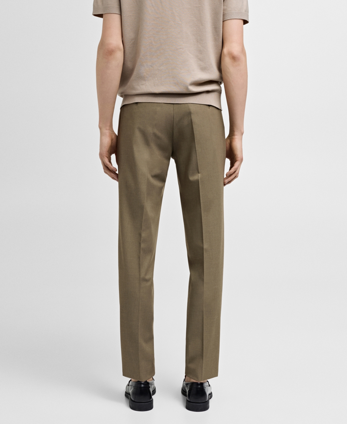 Mango Men's Stretch Fabric Suit Pants