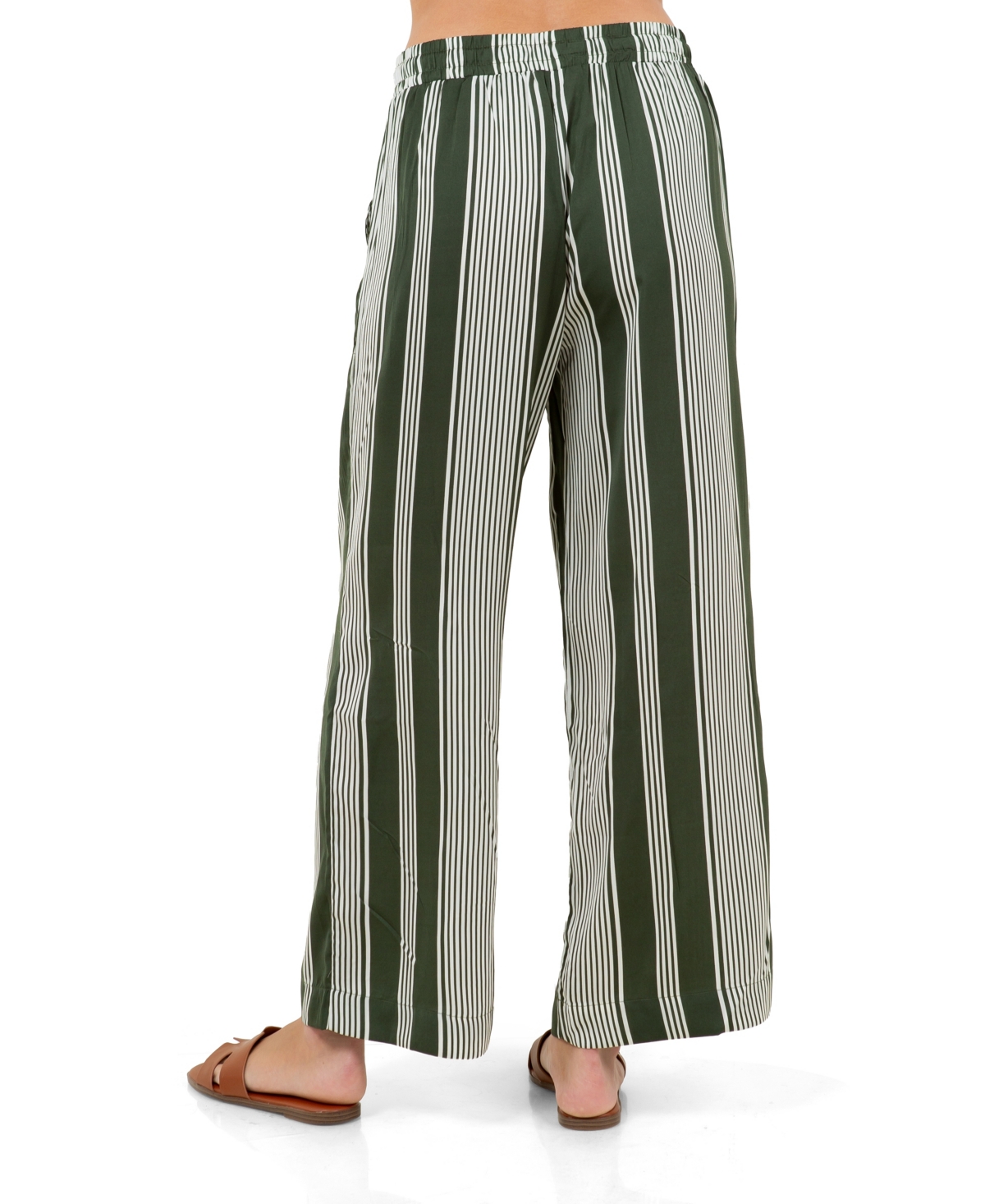 Fever Women's Print Drawstring Pant -Kombu Gree