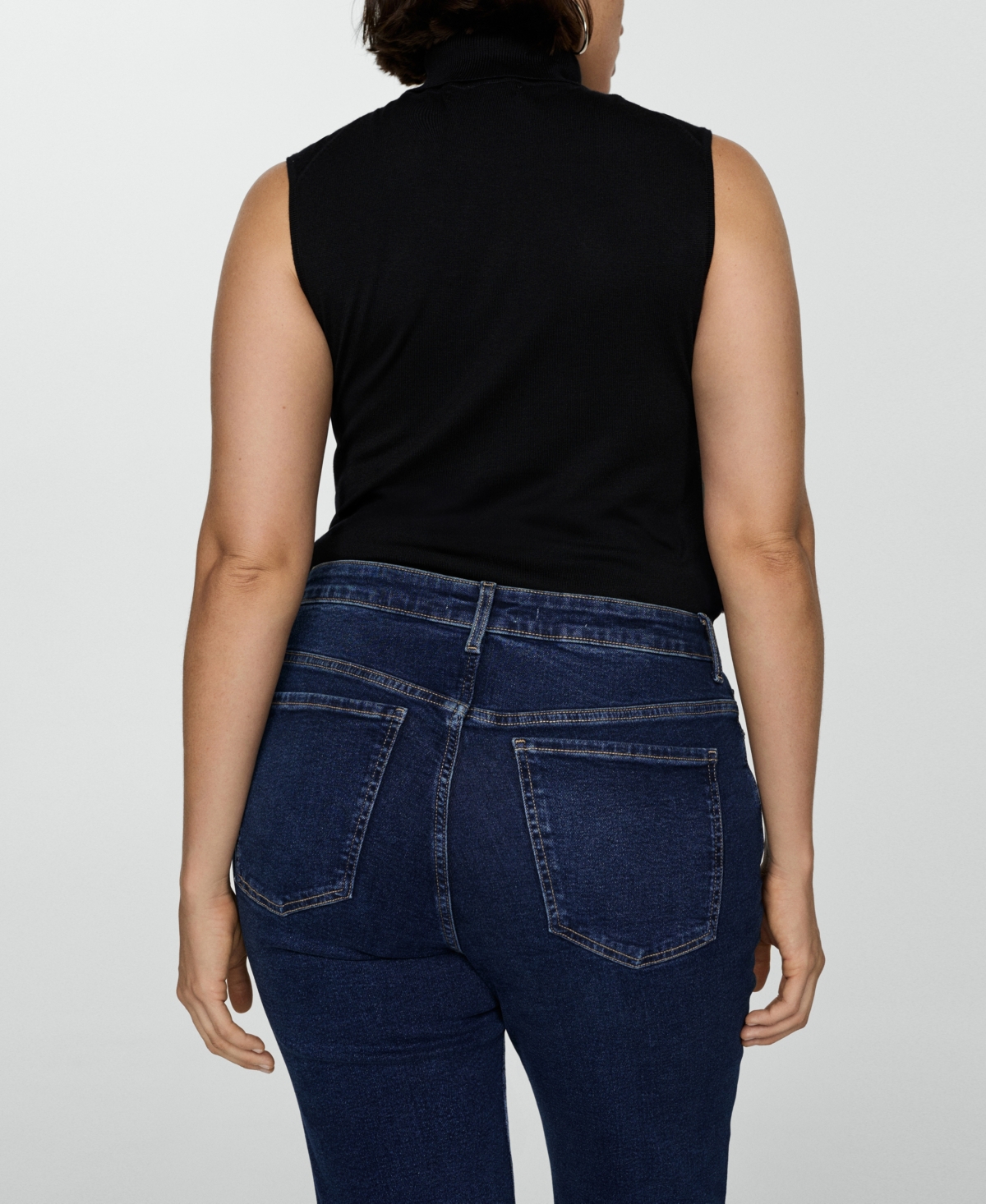 Mango Women's Sienna Flare Crop Jeans