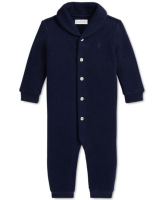 Polo Ralph Lauren - Baby Cotton Shawl-Collar Coverall