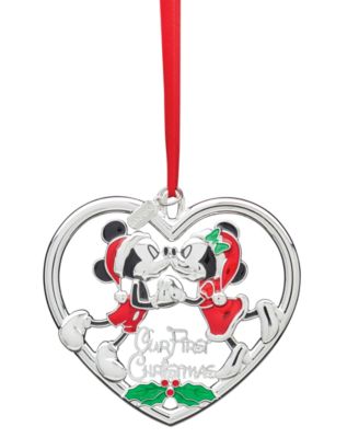 Lenox - 2024 Our 1st Christmas Mickey & Minnie Ornament
