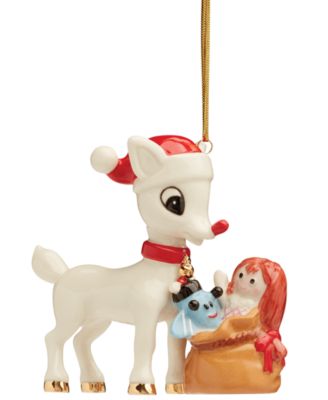 Lenox - Rudolph Delivering Toys Ornament, 60th Anniversary Edition