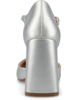 Women's Hesster Block Heel Ankle Strap Pumps