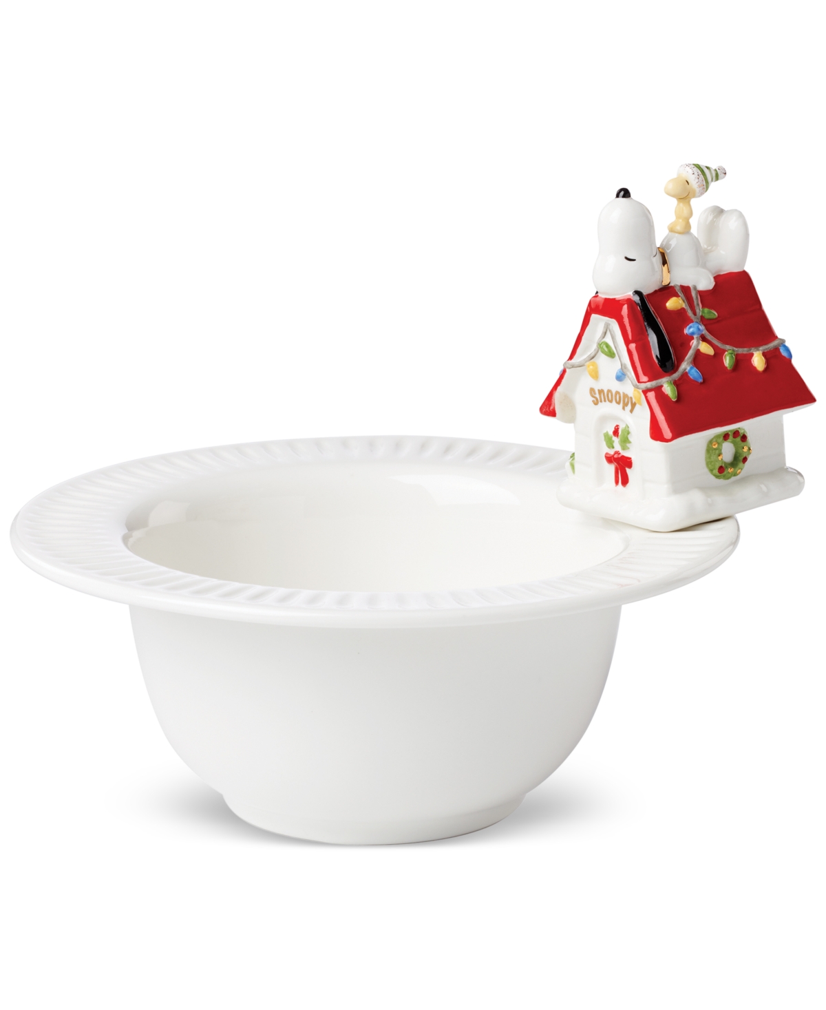 LENOX SNOOPY POPPER & BOWL SET, EXCLUSIVELY AT MACY'S 