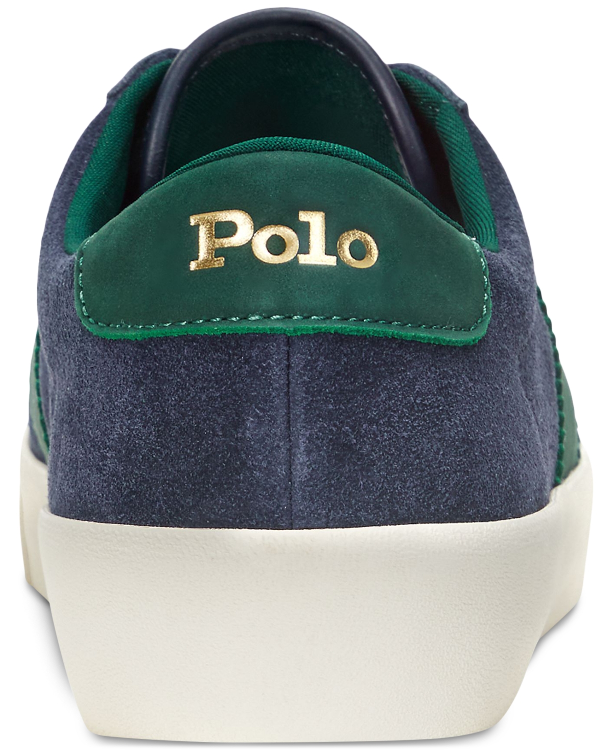 Polo Ralph Lauren Men's Sayer Leather-Suede Sneaker -FOREST