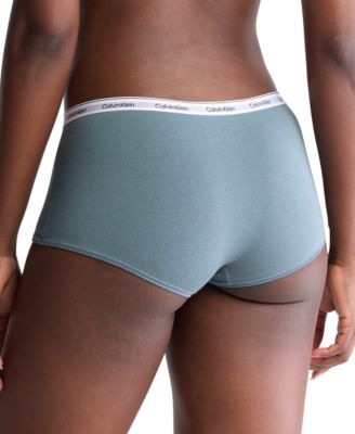 Women's Modern Logo Mid-Rise Boyshort Underwear QD5195