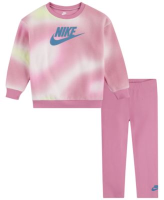Nike - Toddler Girls Solarized Crewneck Top & Leggings, 2-Piece Set