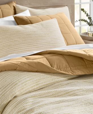 Basketweave Geo 3-Pc. Comforter Set, Full/Queen, Exclusively at Macy’s