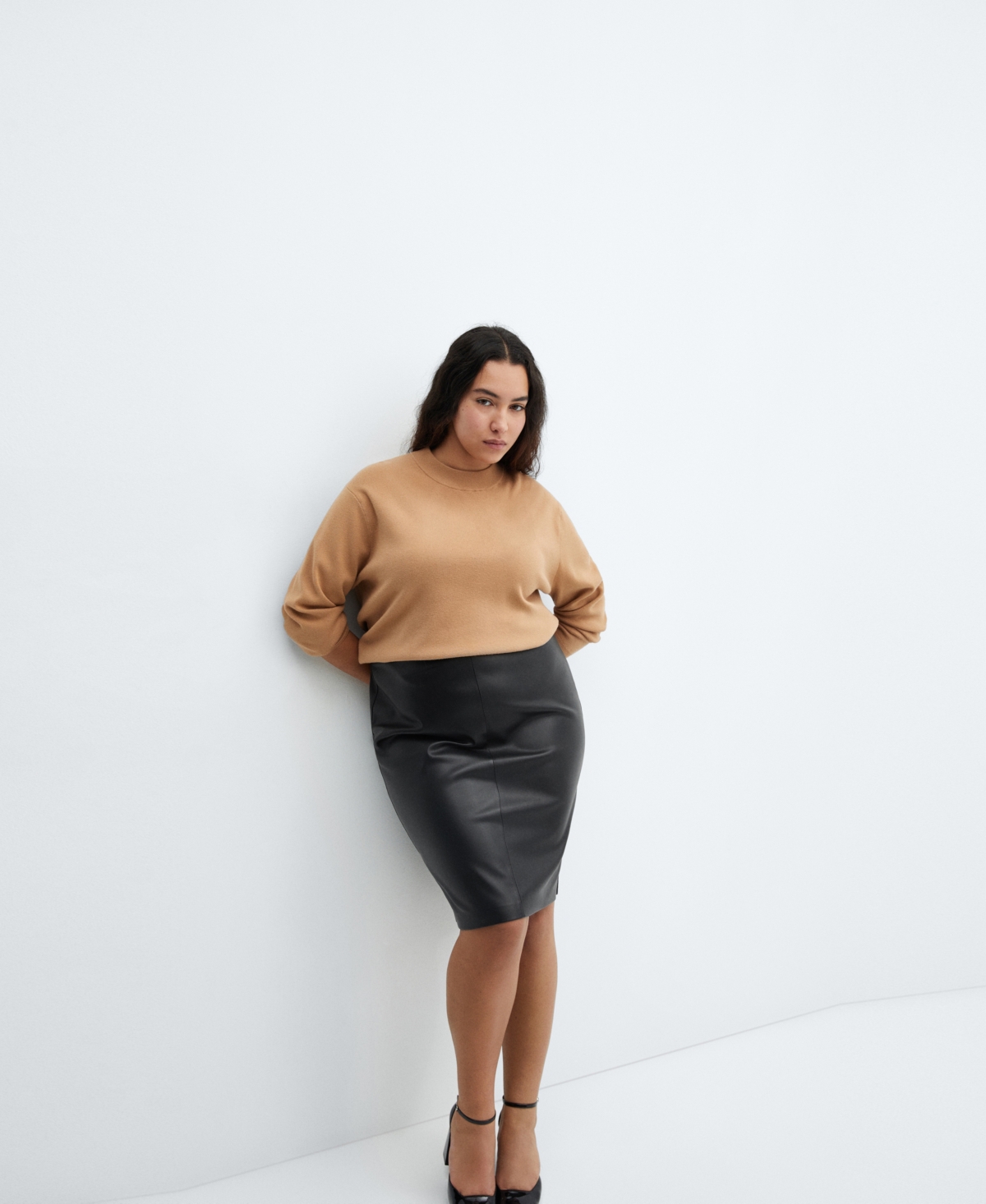 Mango Women's Regular Pencil Skirt