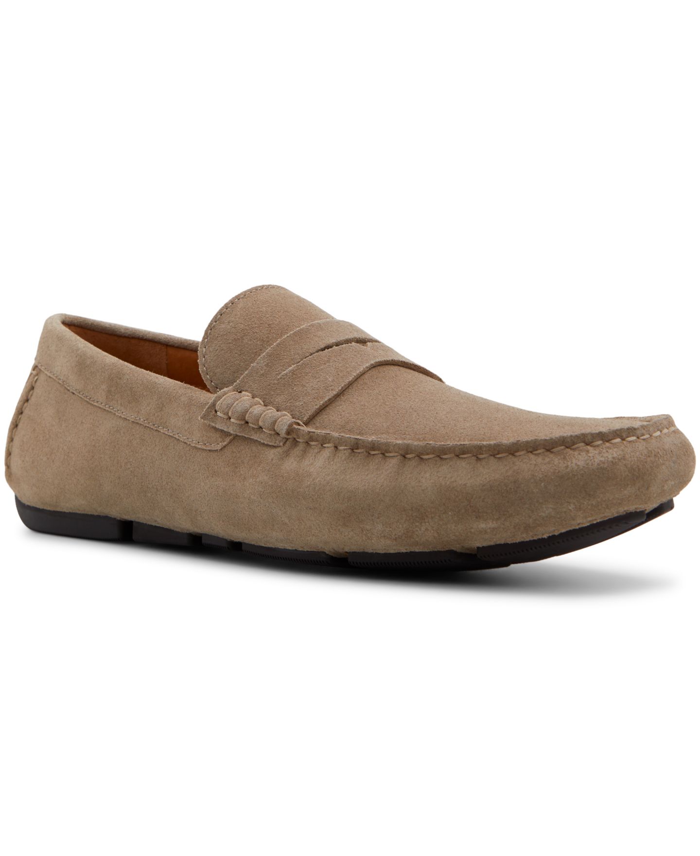 Мужские туфли Brooks Brothers Jefferson Moccasin Driving, цвет: Тёмный бежевый — фото 1