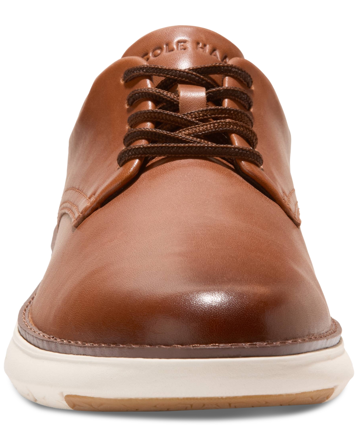 Cole Haan Men's Grand Remix Oxford Dress Shoe - British Tan-Ivory