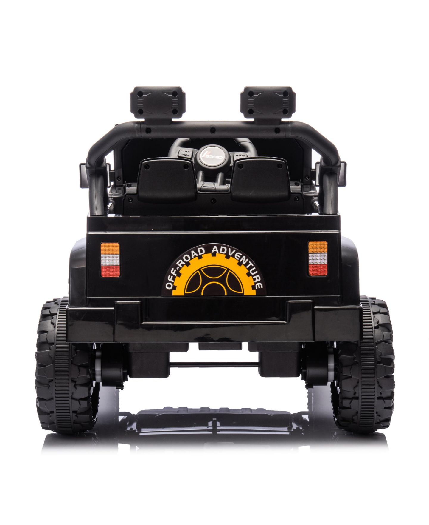 Детская игрушка Streamdale Furniture Streamdale 12V Kids Electric Ride-On Car w/ Remote, Music, Suspension, Headlights, цвет: Чёрный — фото 8