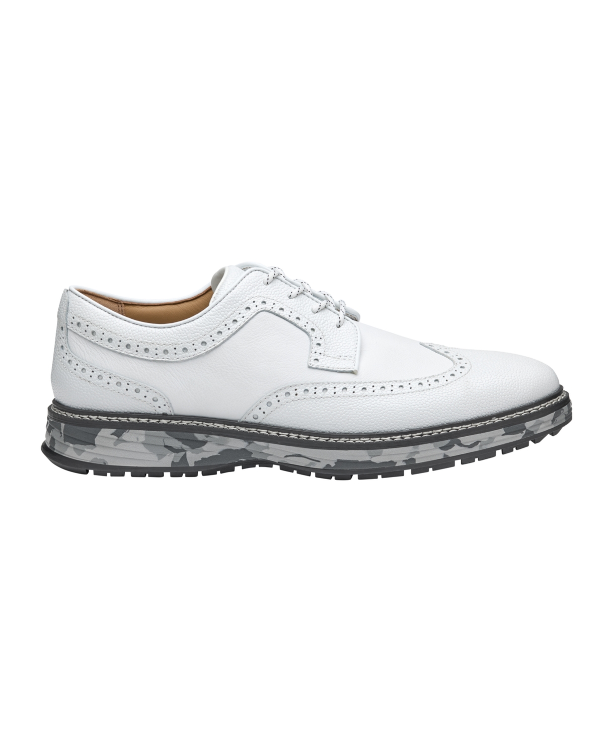 Johnston & Murphy Men's Waterproof Upton Gl3 Luxe Hybrid Shoes In White Waterproof Leather