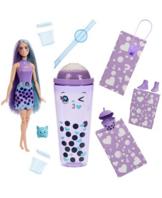 Barbie Pop Reveal Bubble Tea Taro Milk Scented Series Doll & Accessories  Set - Macy's