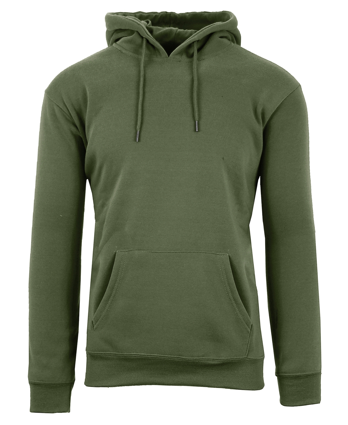 Men's Heavyweight Fleece-Lined Pullover Hoodie Sweatshirt - Olive