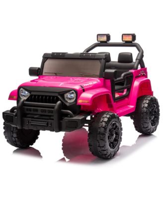 12V Kids Electric Ride-On Car w/ Remote, Music, Suspension, Headlights