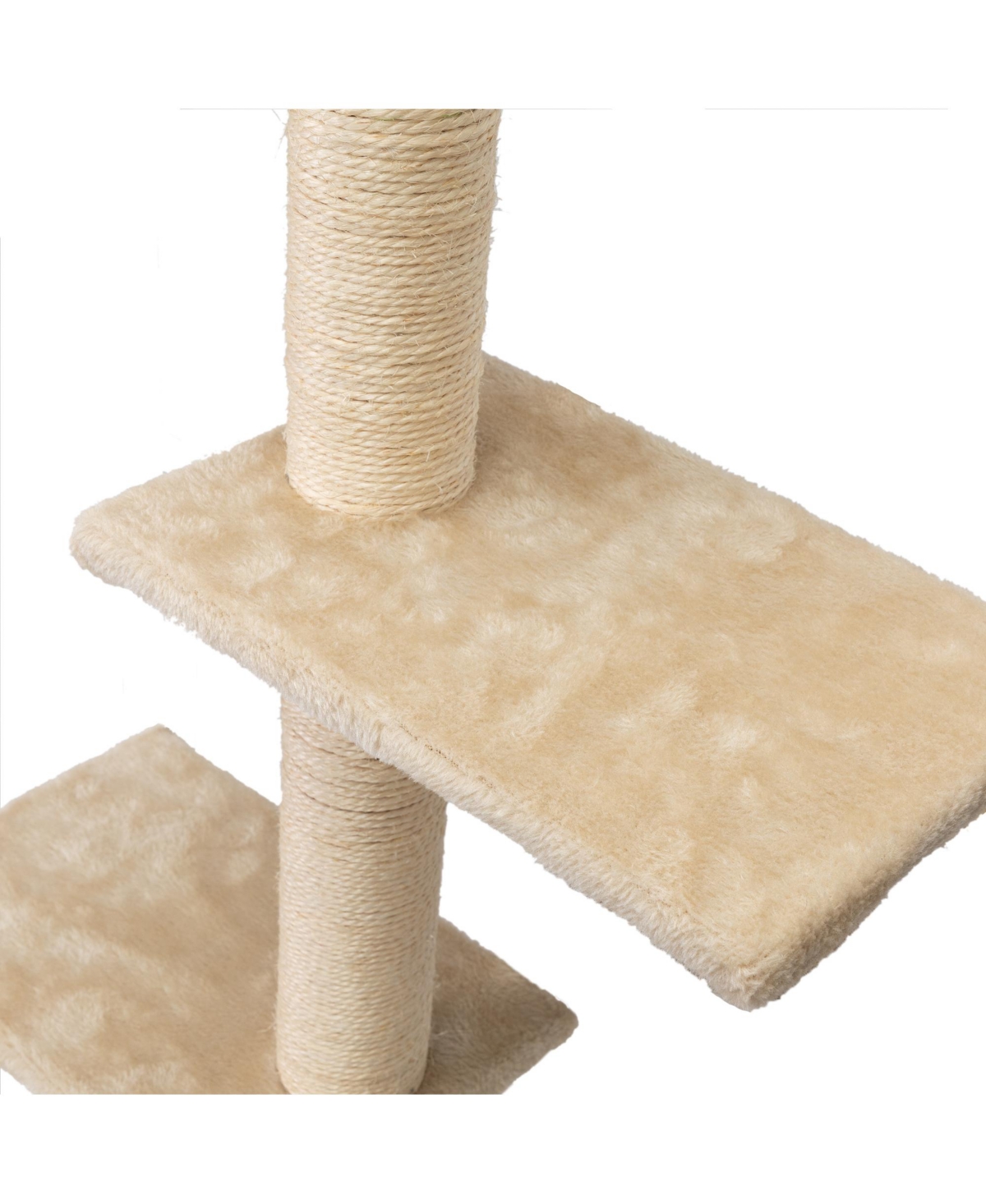 Streamdale Furniture Deluxe Wall-Mounted Cat Activity Center with Scratcher, House, and Platforms