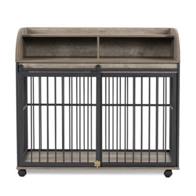 Streamdale Chic Dog House Furniture-Style Crate with Storage
