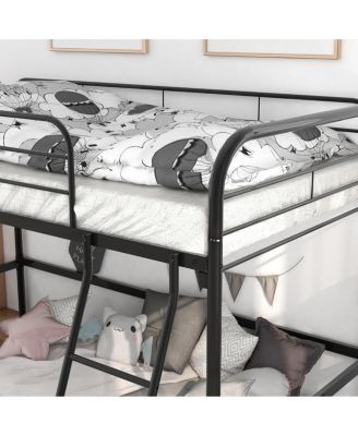 Streamdale Metal Twin Loft Bed, Twin Size High Loft BedMetal Twin Loft Bed, Twin Size High Loft Bed