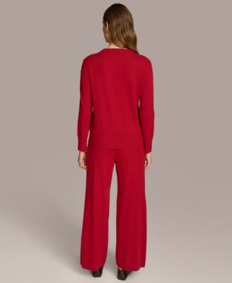 Donna Karan New York Cashmere Blend Sweater & Pants