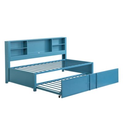 Daybed with Trundle, Shelves