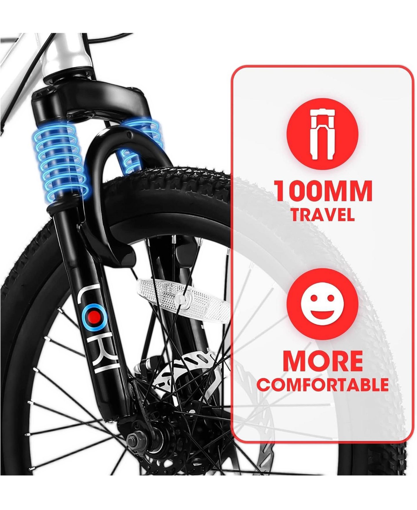 Детская игрушка Streamdale Furniture 20" Kids' Mountain Bike, 7-Speed, Disc Brake, от 8 лет — фото 4