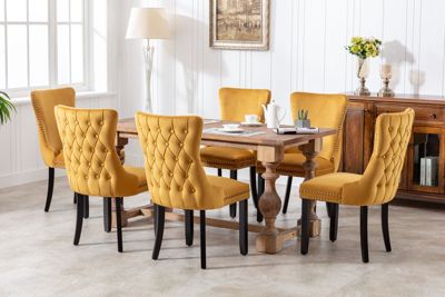 Upholstered Dining Chairs, Set of 2