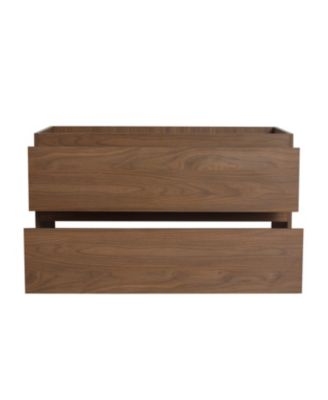 Streamdale 36" Wood Grain Wall-Mounted Bathroom Vanity Cabinet