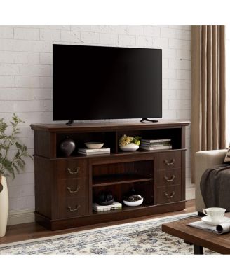 Streamdale Farmhouse Rustic TV Stand for Up to 65" TV