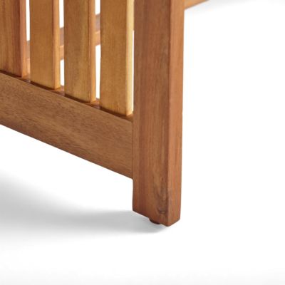 Streamdale Acacia Wood Coffee Table with Brown Patina Finish