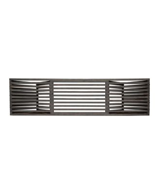 Modern Acacia Wood Bench with Open Slat Design for Outdoor Spaces
