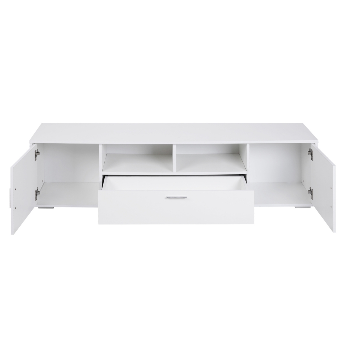 Streamdale Furniture Led Tv Stand for Up to 75 Inch - Storage Included