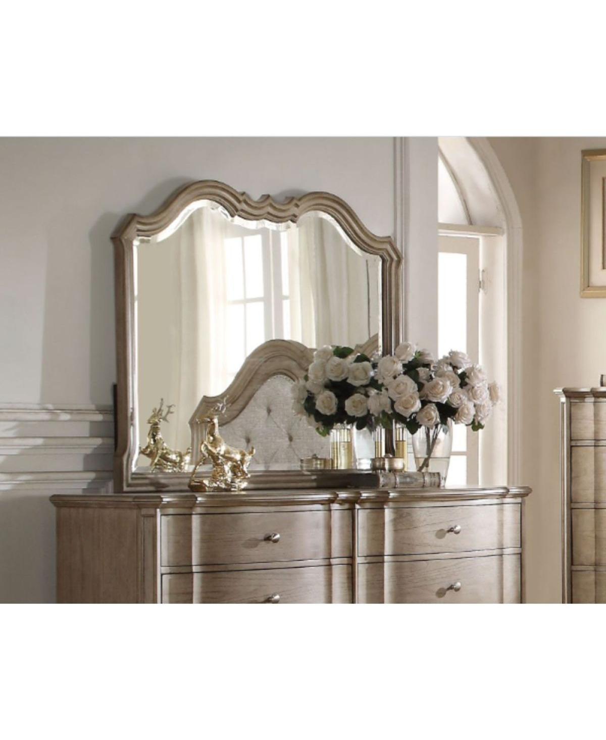 Streamdale Furniture Chelmsford Mirror In Antique- Taupe
