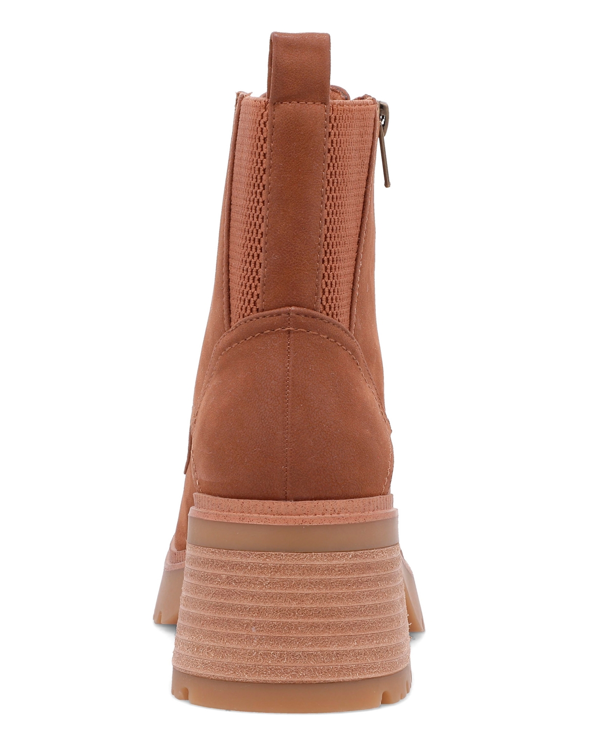 Mia Women's Idalia Lug-Sole Lace-Up Combat Booties