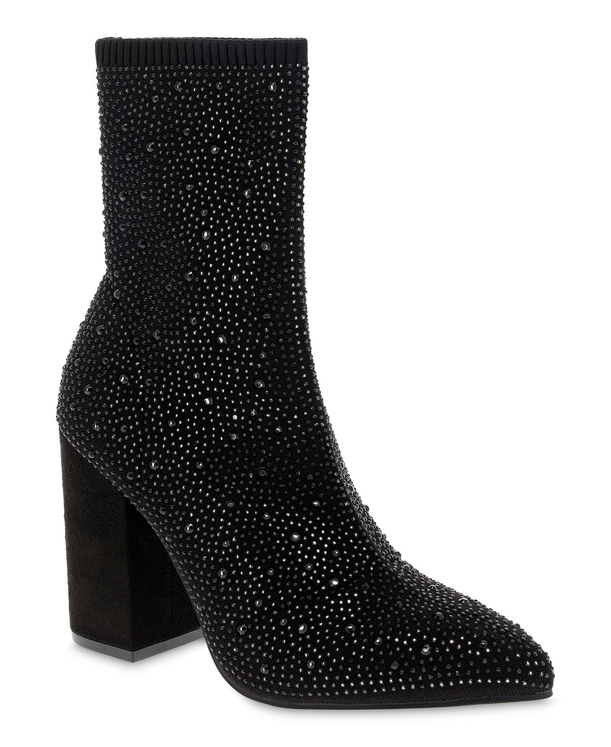 Women's Magdalena Knit Sock Dress Booties - Off White