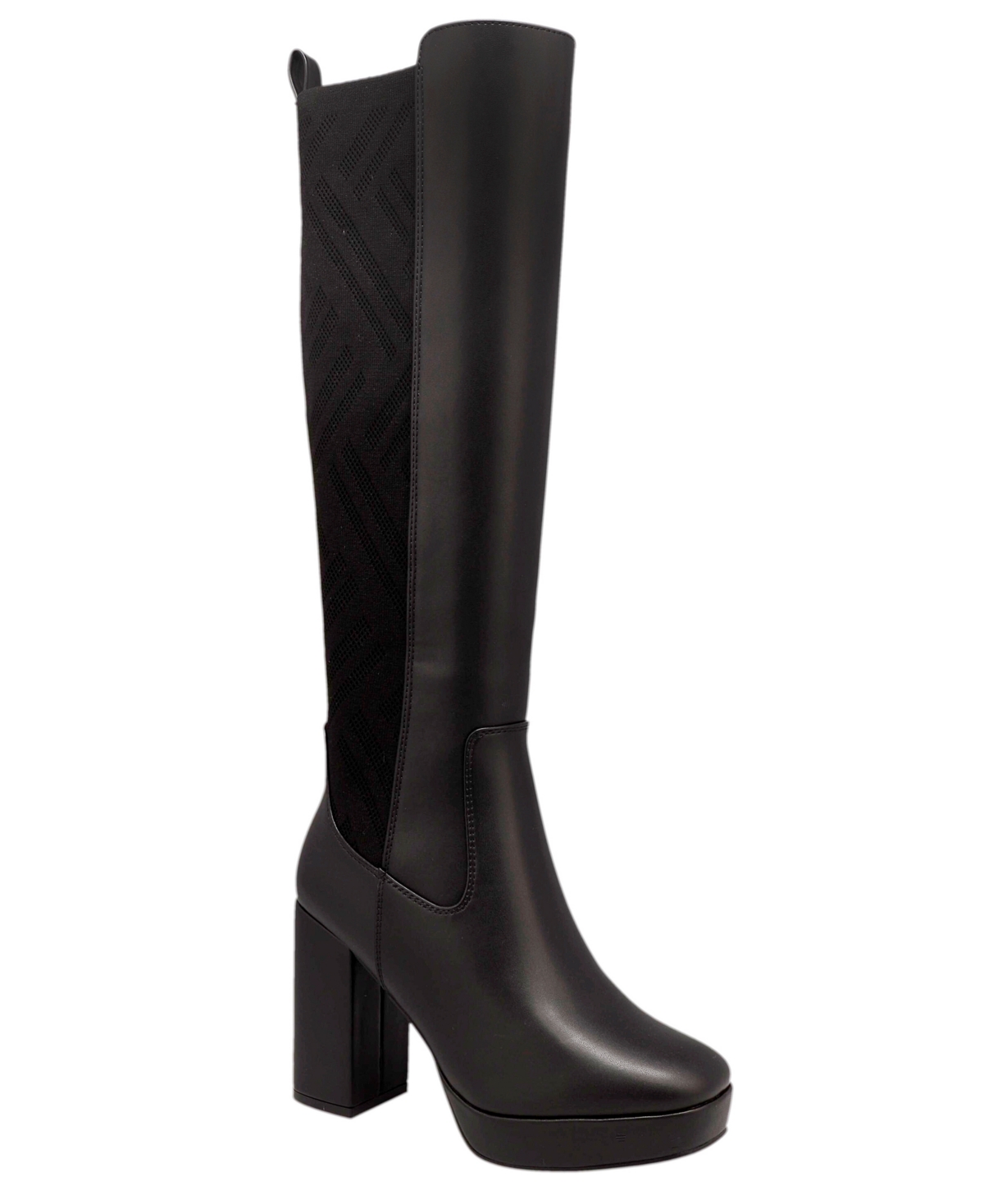 Women's Elisenda Block-Heel Platform Tall Knee Boots - Bone