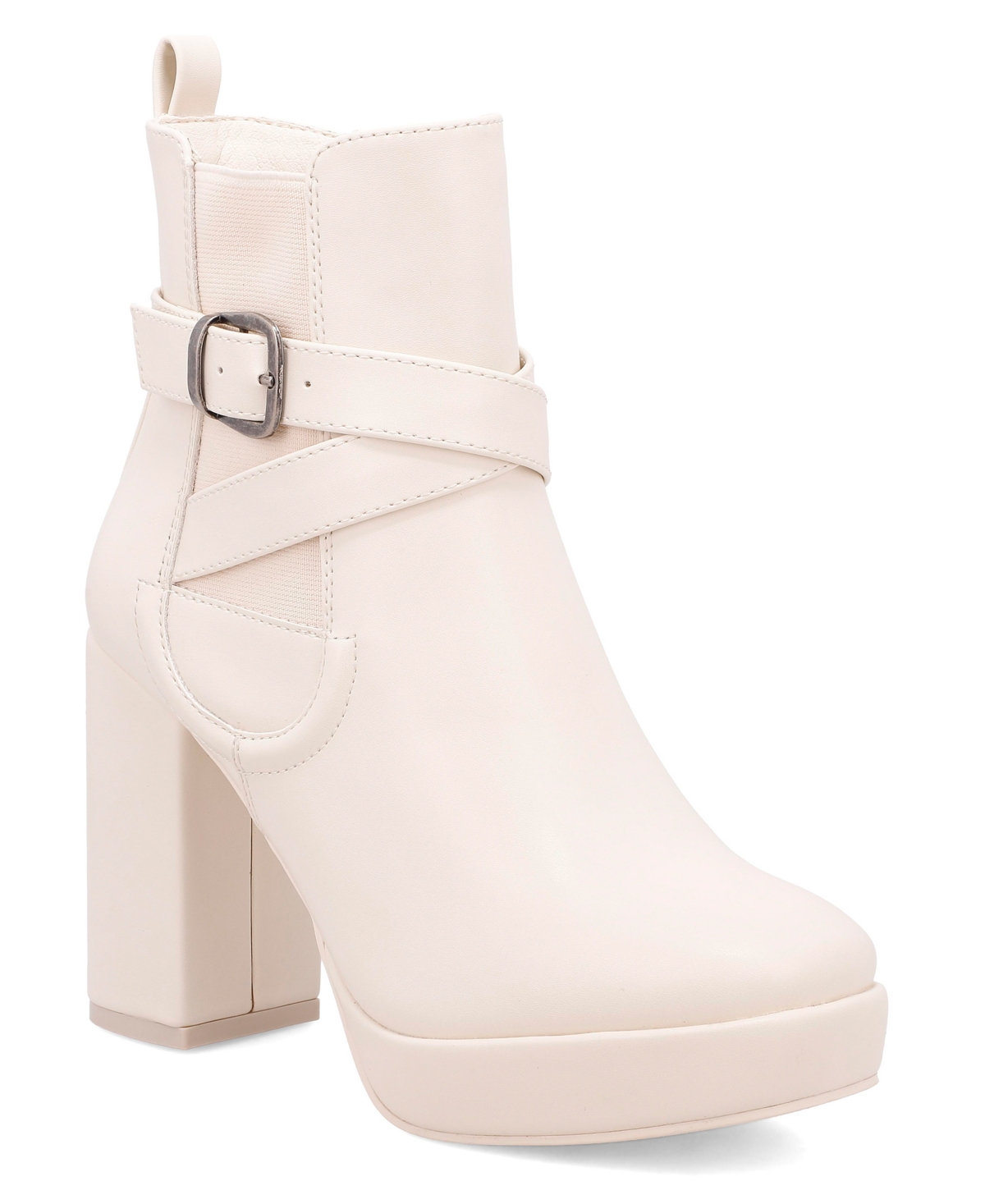 MIA WOMEN'S ESTHER BLOCK HEEL BOOTIES 