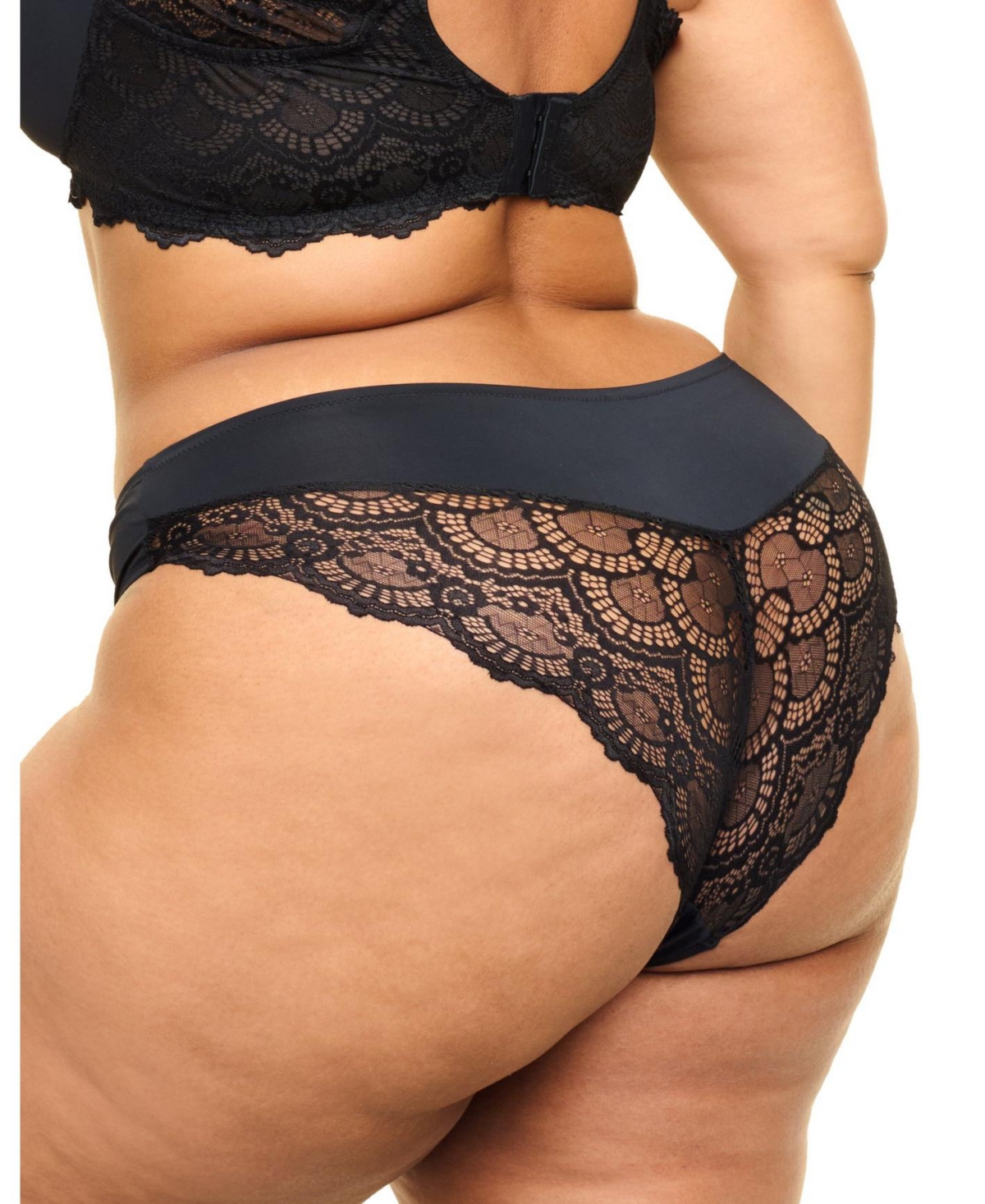 Plus Size Jainey Bikini Panty - Dark blue