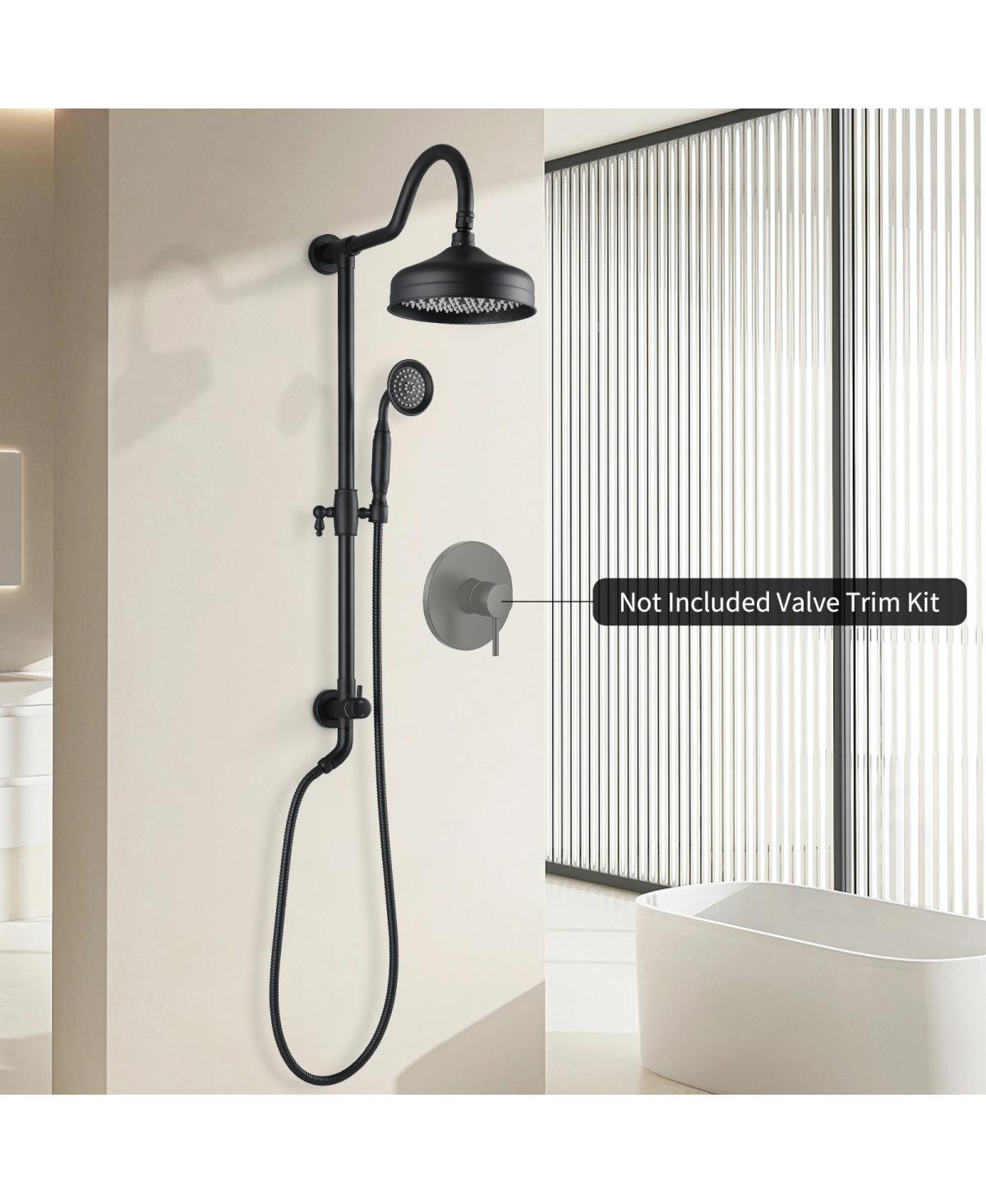 Streamdale Furniture Shower Head With Handheld Shower System With 8