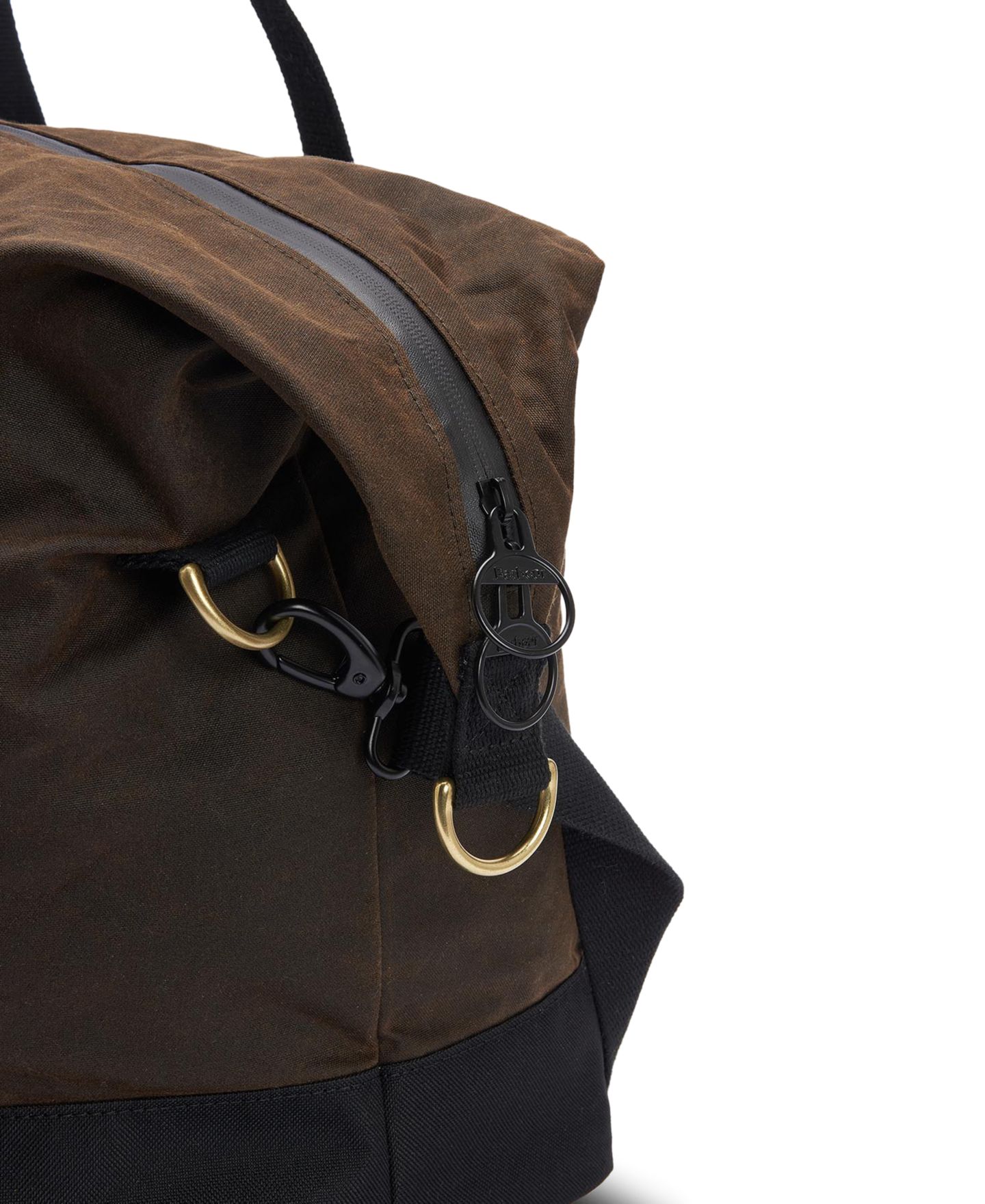 Мужская сумка Barbour Field Wax Duffle, цвет: Оливковый — фото 3