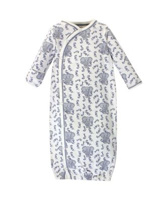 Natural Cotton Kimono-Style Gown