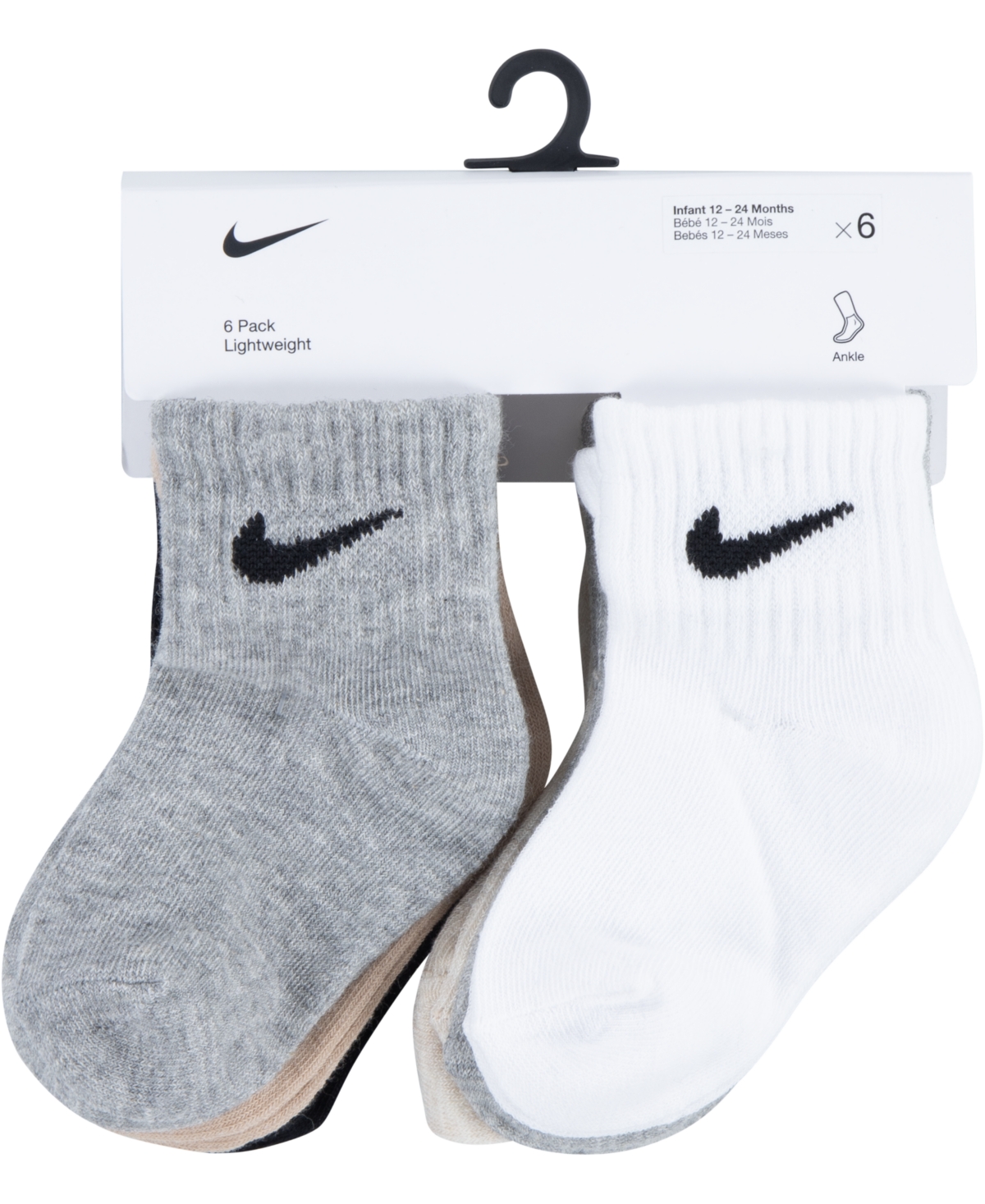 Nike Socks: $9.99 ($15.00 Value) With Select Kids Purchase In Neutral