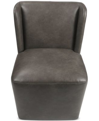 Seham Faux Leather Dining Chair, Created for Macy's