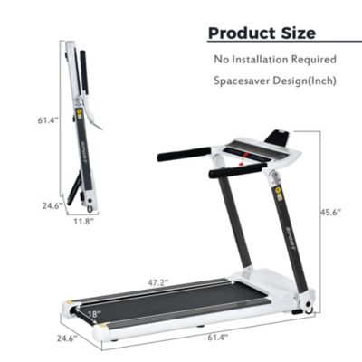 Streamdale Portable Electric Treadmill 3.5HP 14Km/H Foldable Gym-Home Fitness