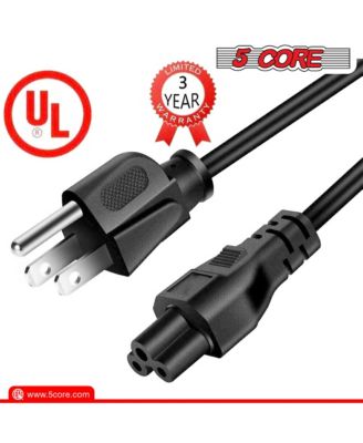 AC Power Cord 10Ft 3 Prong Extension Adapter 16AWG 125V 13A US Polarized Male- Female - 2PCS