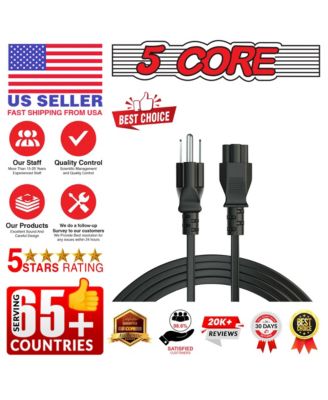 AC Power Cord 10Ft 3 Prong Extension Adapter 16AWG 125V 13A US Polarized Male- Female - 2PCS